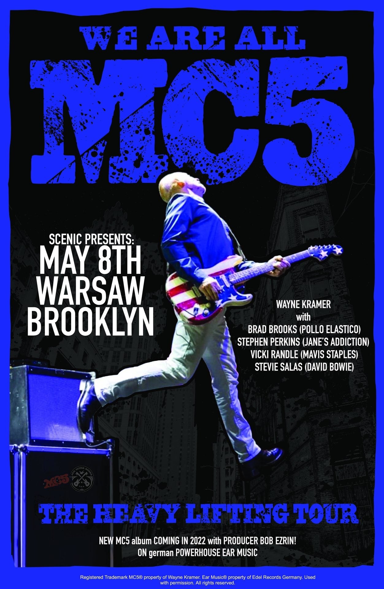 MC5 @ Warsaw on BrooklynVegan presale (password here)