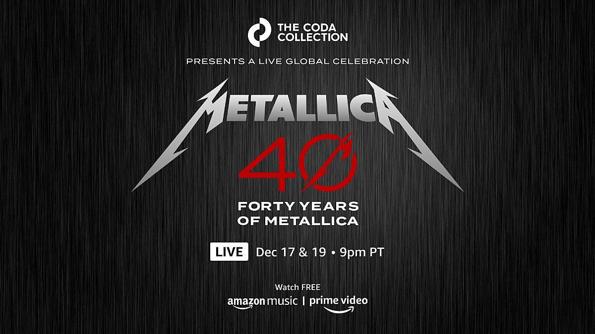 Metallica livestreaming upcoming 40th anniversary shows for free