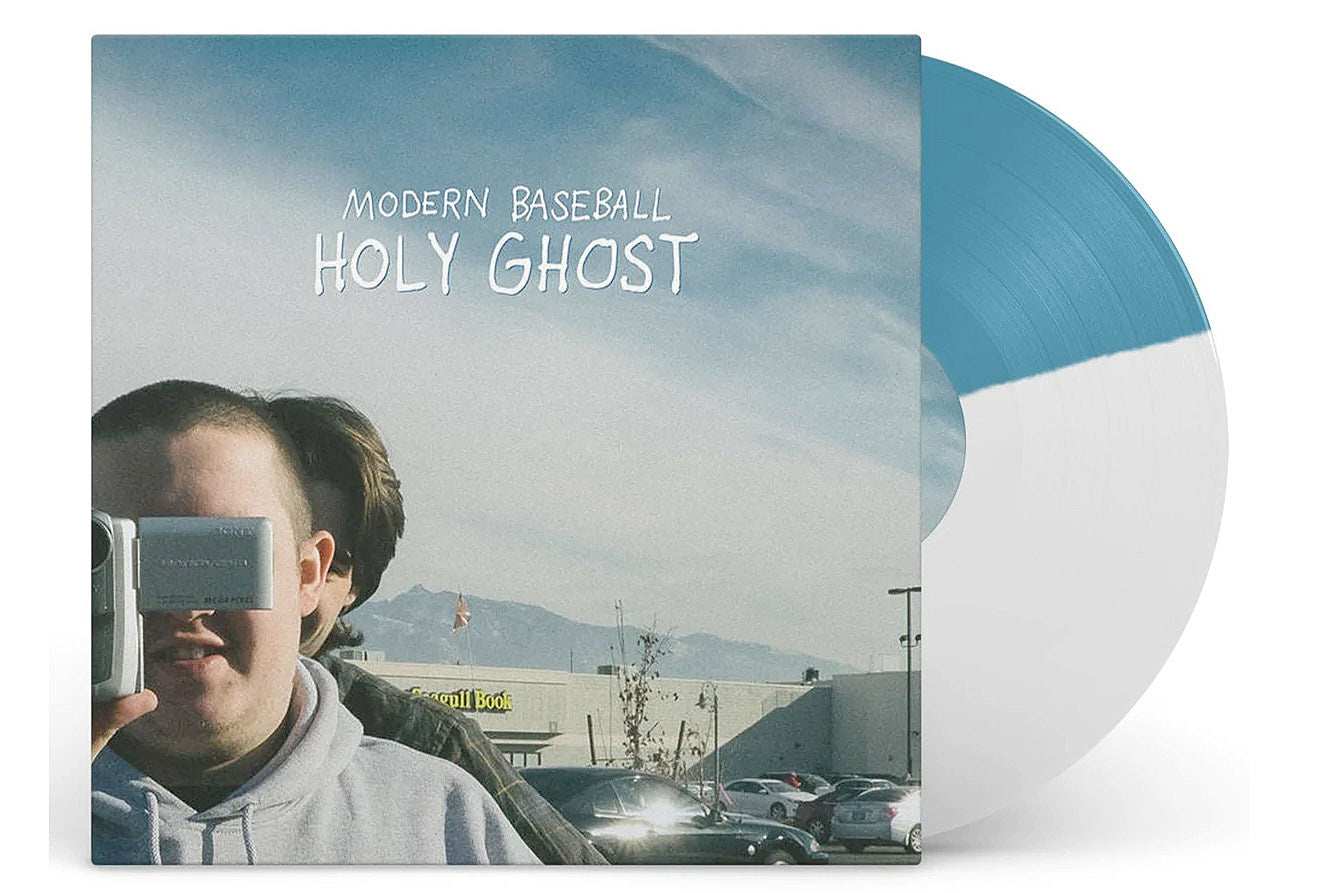 New exclusive vinyl: Modern Baseball’s ‘Holy Ghost’ (half blue, half white vinyl)