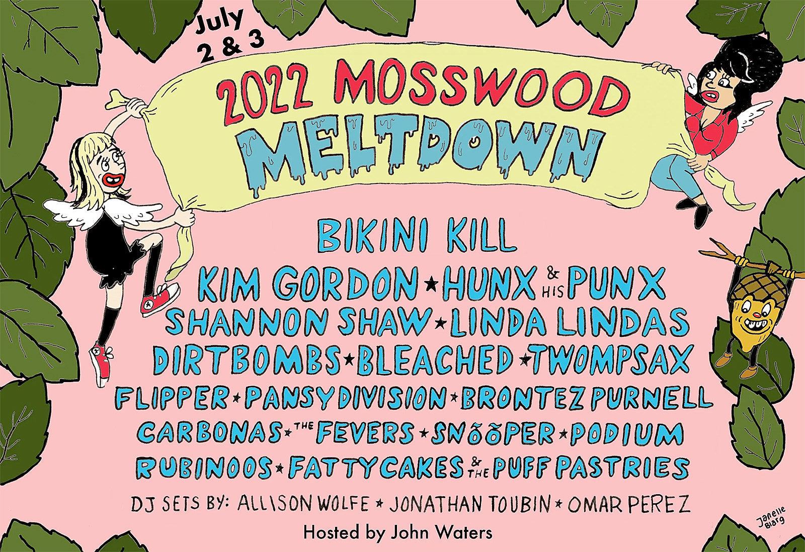 Kim Gordon, Flipper, The Linda Lindas, Hunx & His Punx, more added to Mosswood Meltdown