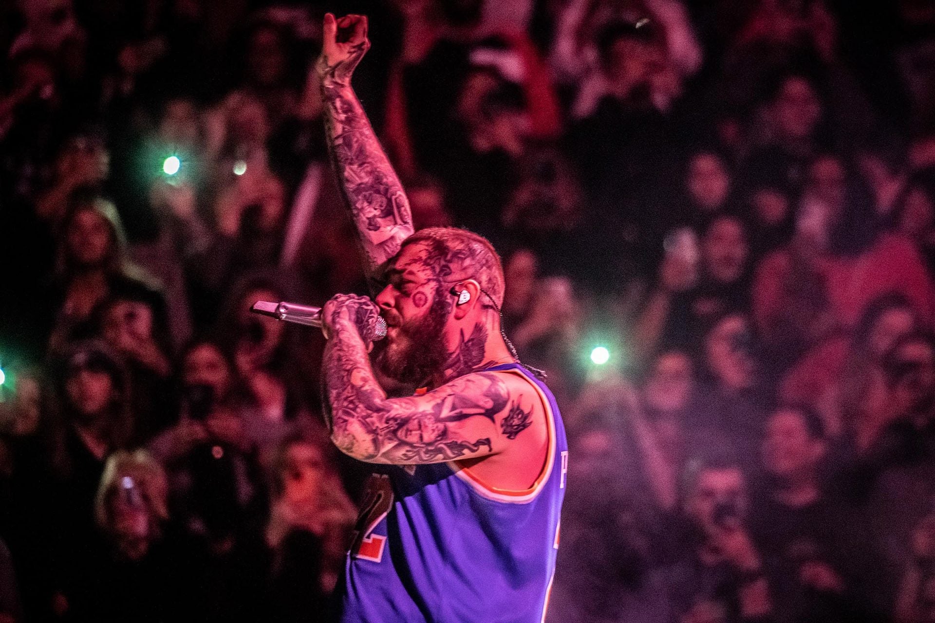Post Malone played Madison Square Garden with Roddy Ricch (night 1 pics, videos, setlist)