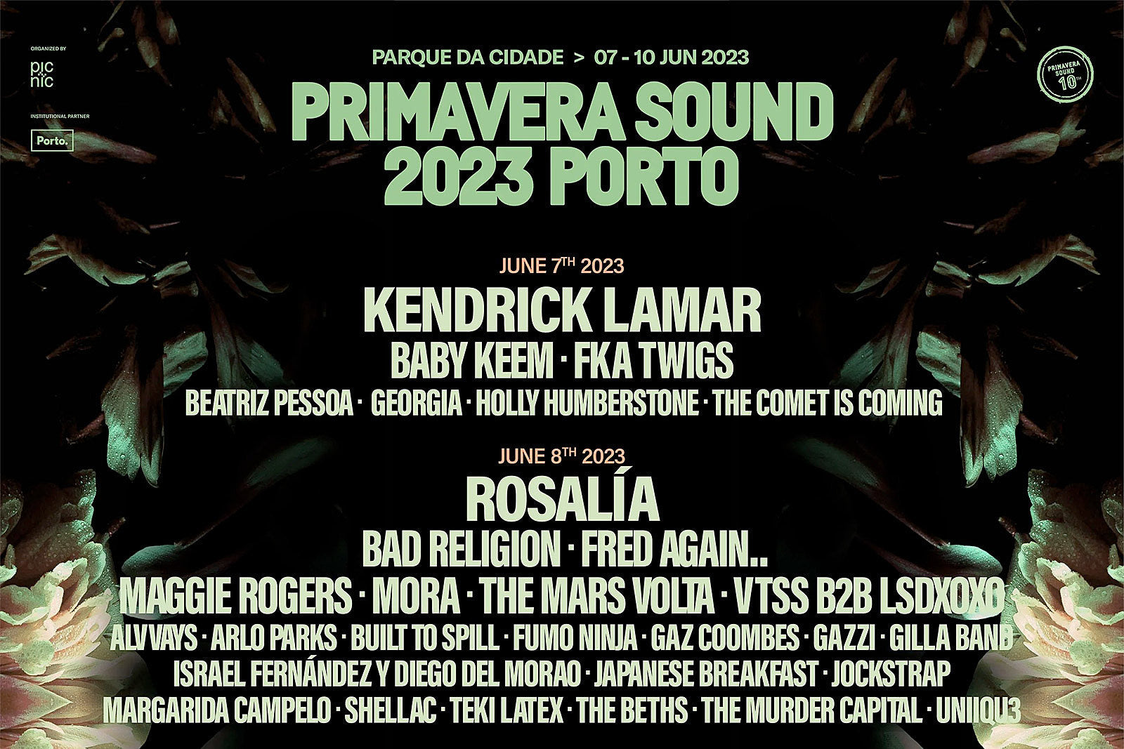 Primavera Sound Porto 2023 lineup (Kendrick Lamar, Blur, Rosalía, Pet Shop Boys, more)