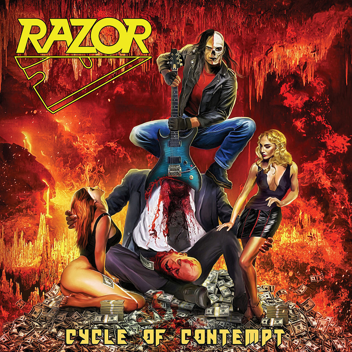 Razor announce first album in 25 years, ‘Cycle of Contempt,’ share “Flames of Hatred”