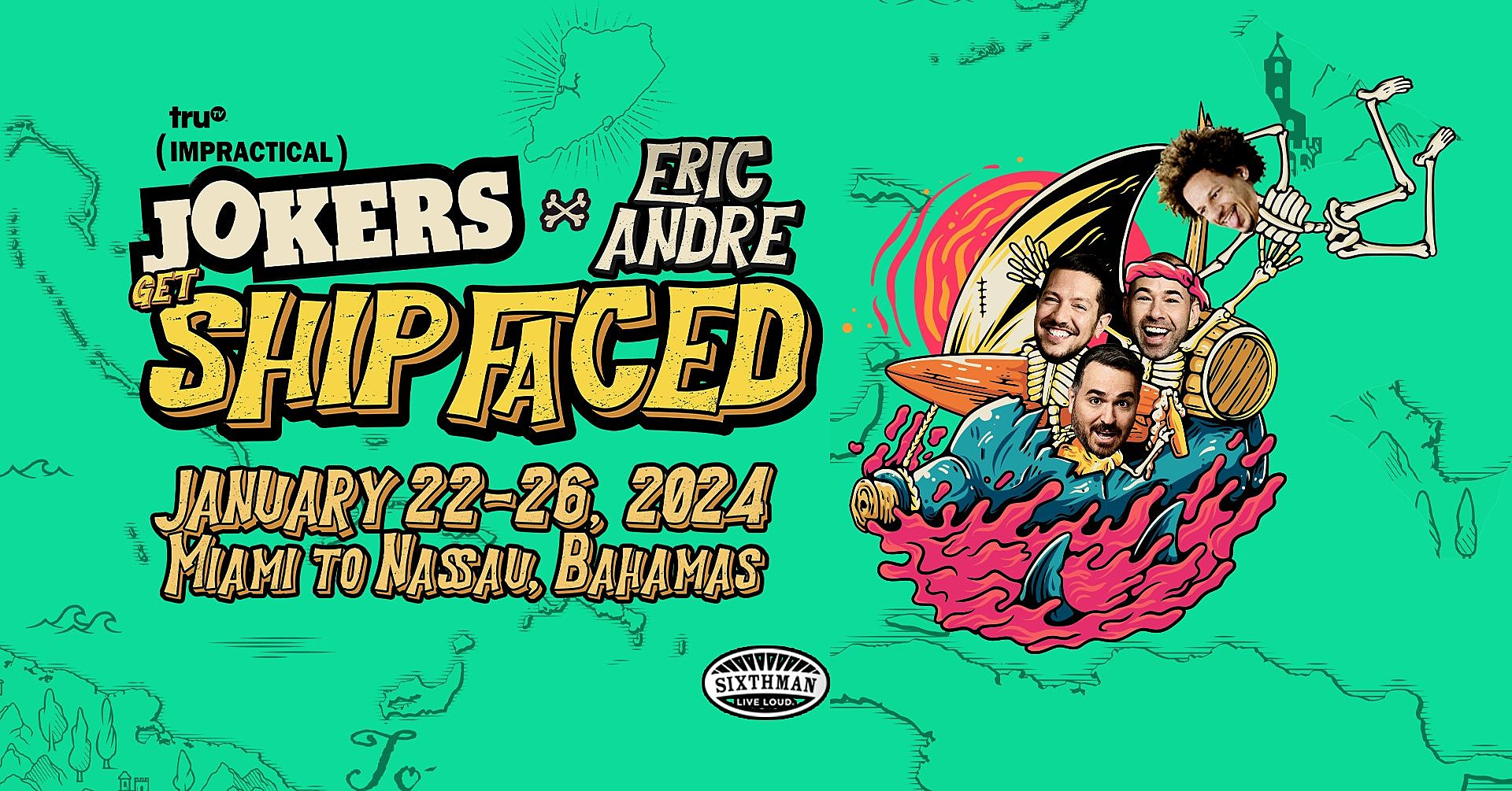 Impractical Jokers & Eric Andre announce ‘Shipfaced’ comedy cruise