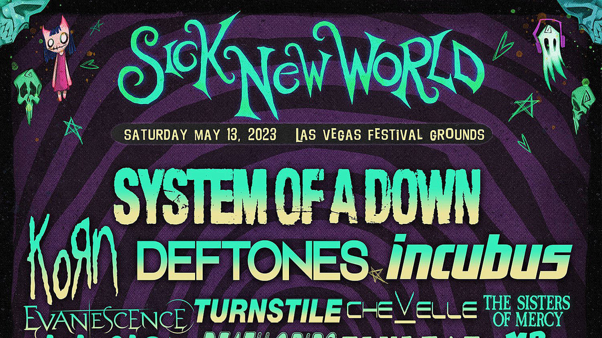 Sick New World 2023 lineup: System of a Down, Korn, Deftones, Turnstile, Sisters of Mercy, more