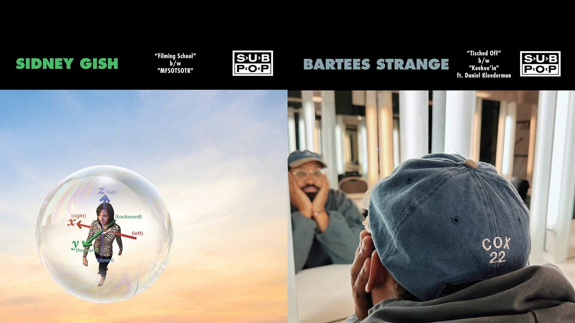 Bartees Strange and Sidney Gish release new Sub Pop singles