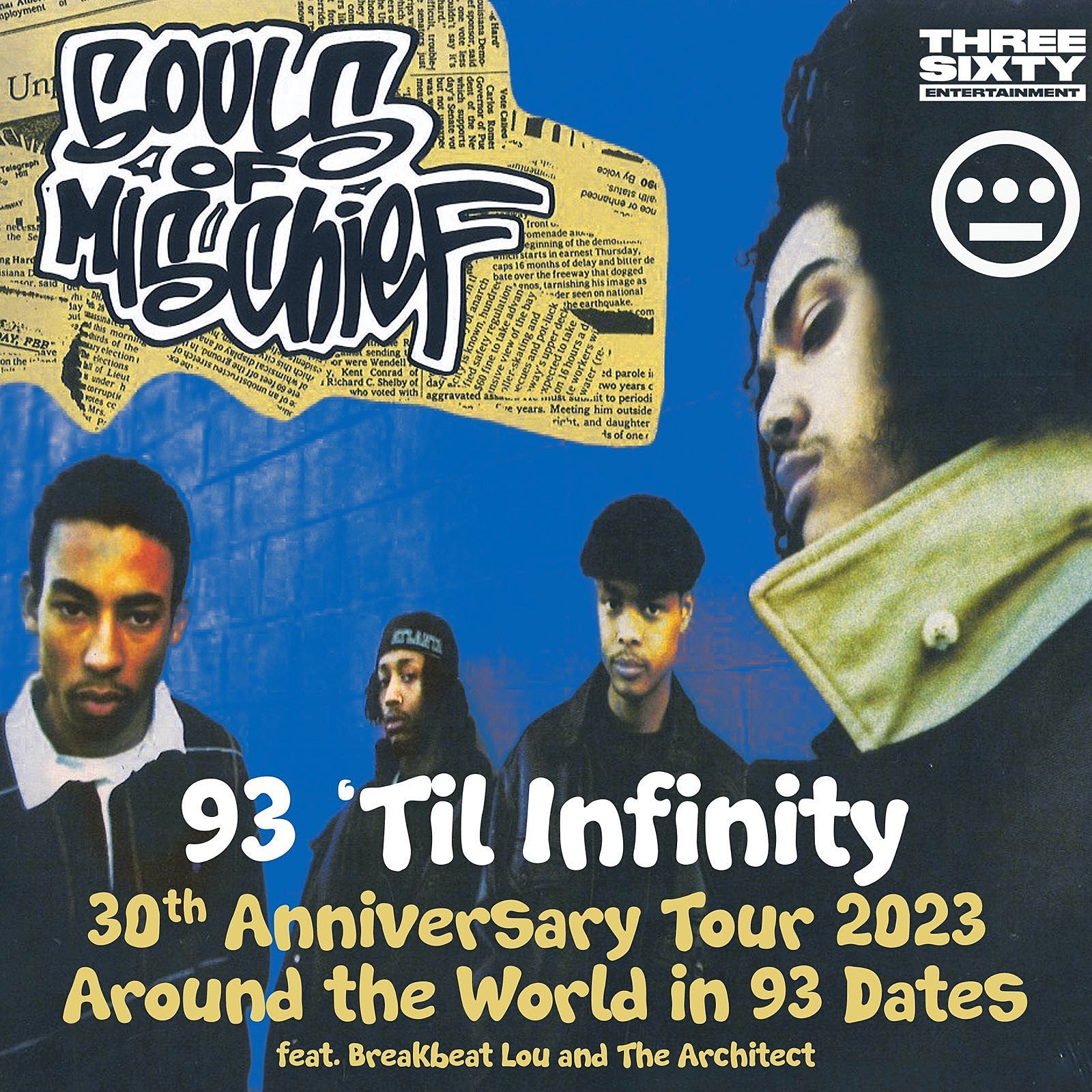 Souls of Mischief celebrating ’93 ‘Til Infinity’ 30th anniversary on 93-date tour
