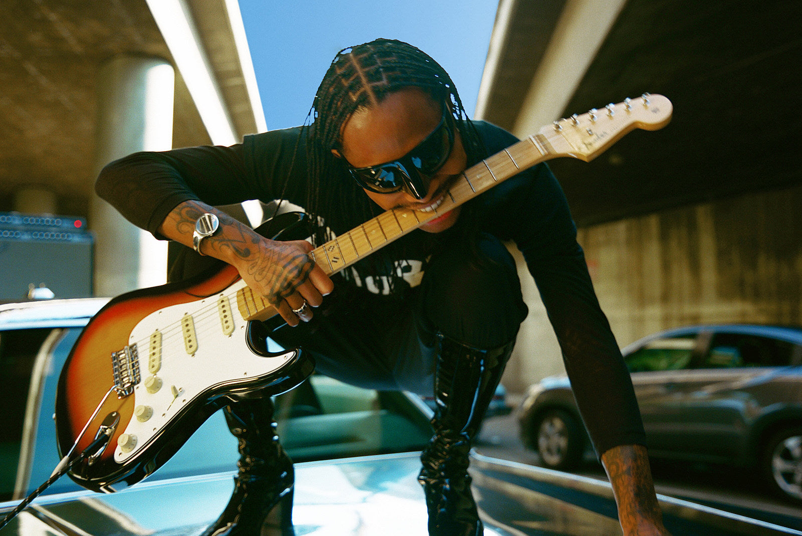Steve Lacy now has a signature Fender Stratocaster