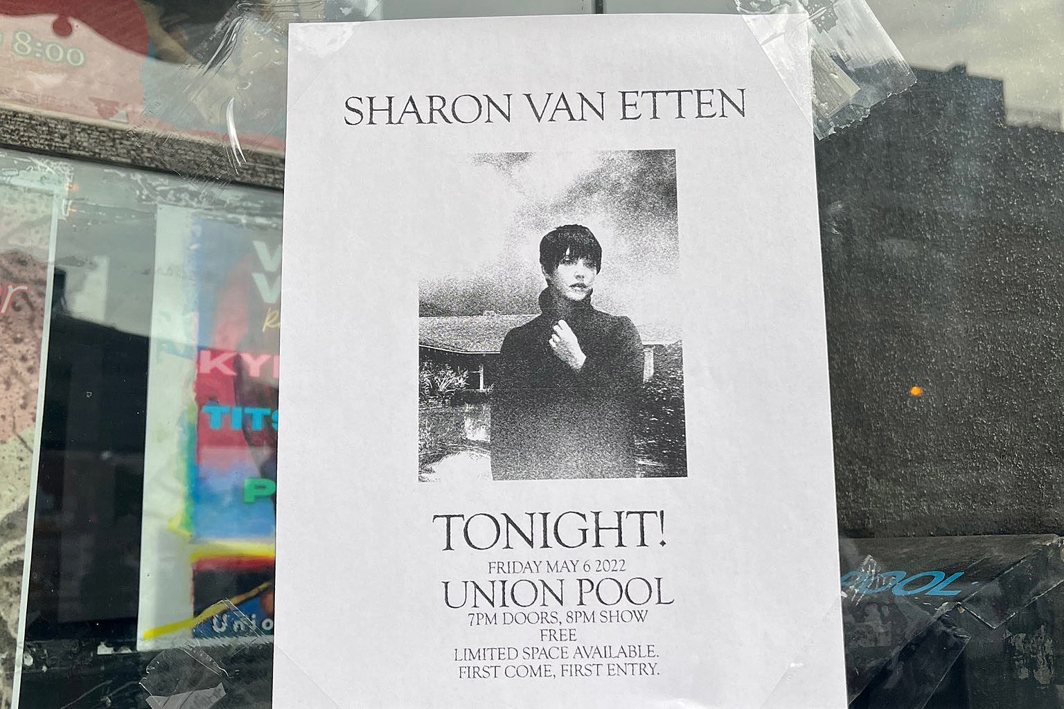 Sharon Van Etten playing free show at Union Pool tonight!