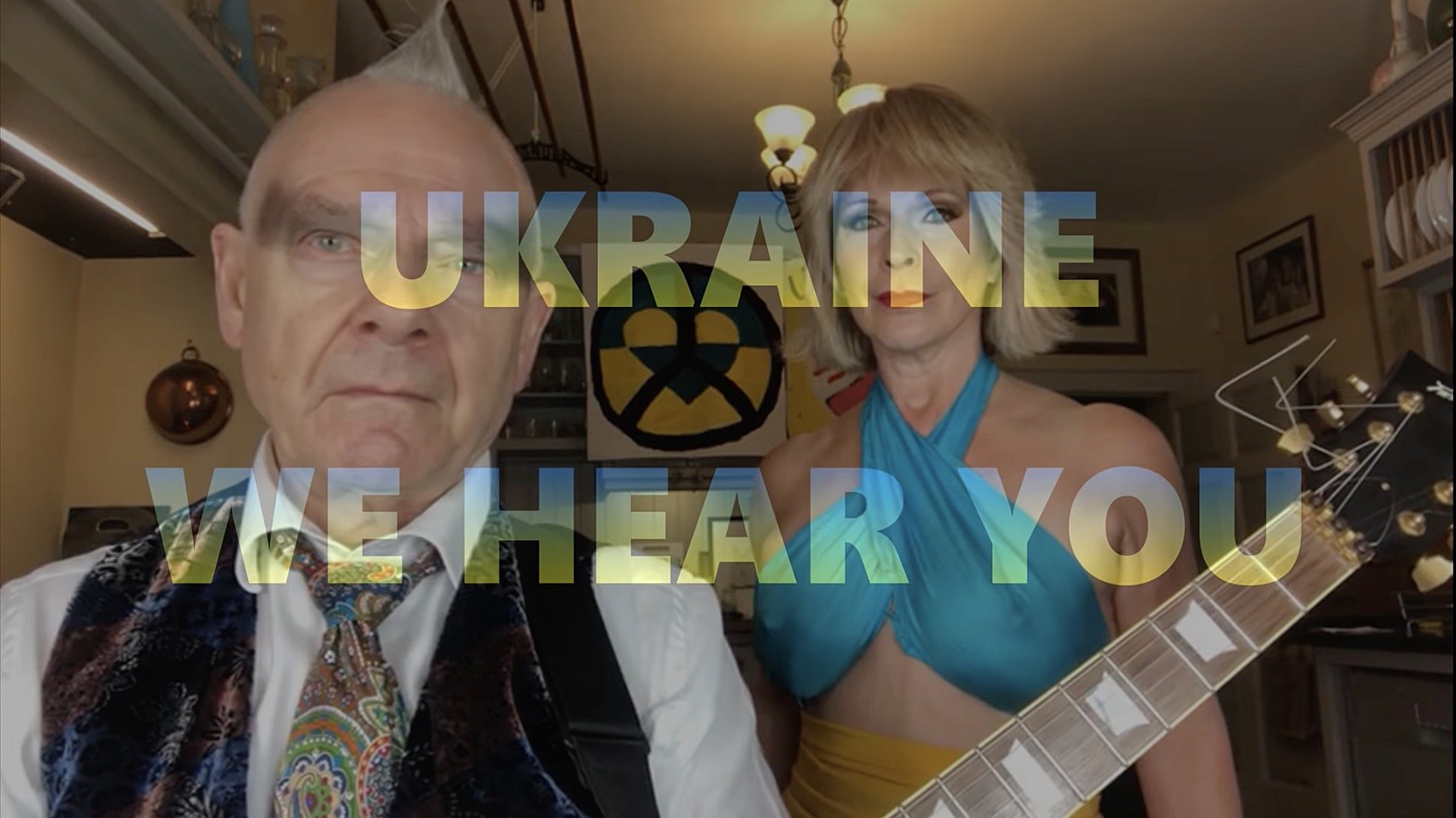 Toyah & Robert Fripp say “Ukraine We Hear You,” cover Living Colour’s “Cult of Personality”