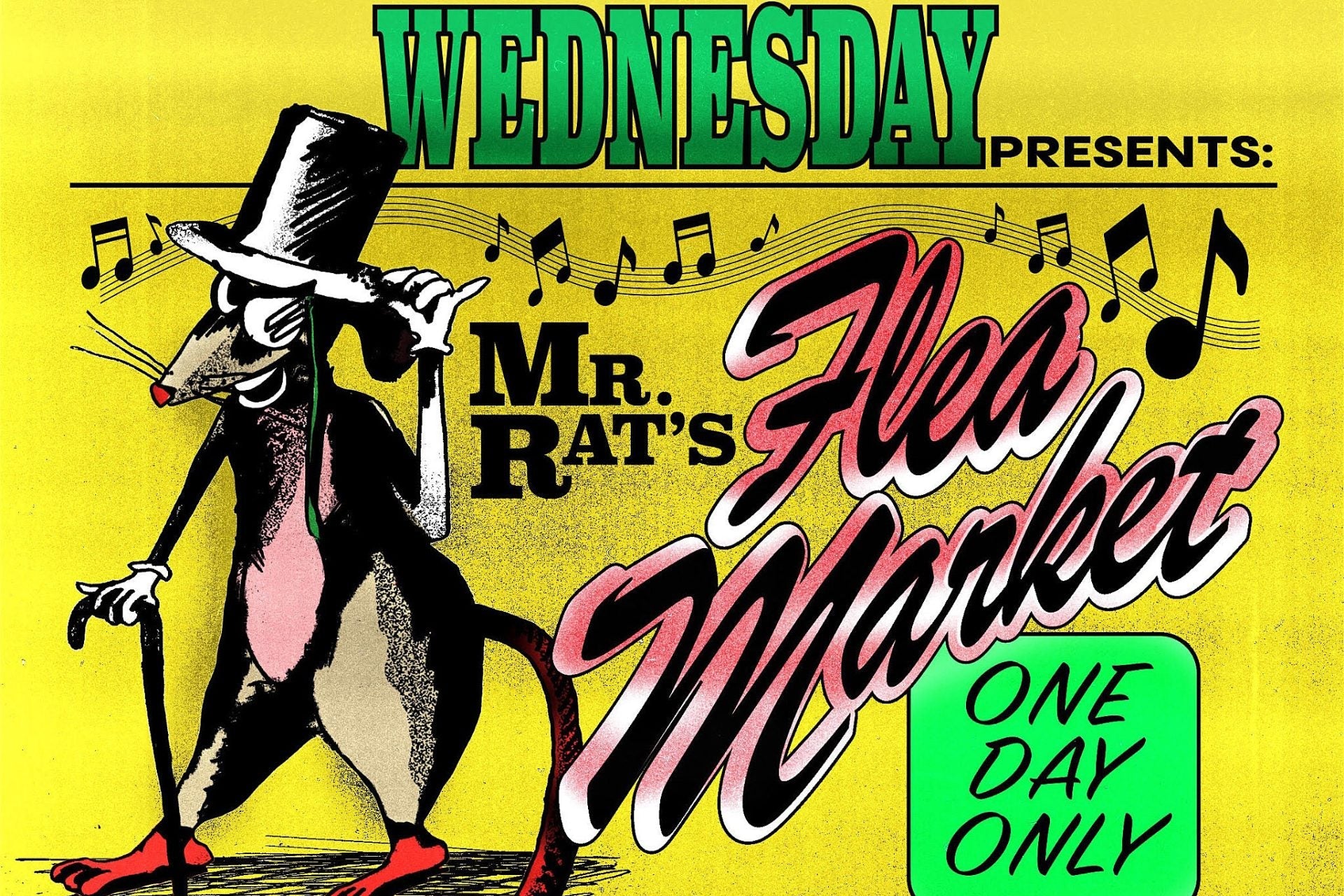 Wednesday announce NYC flea market
