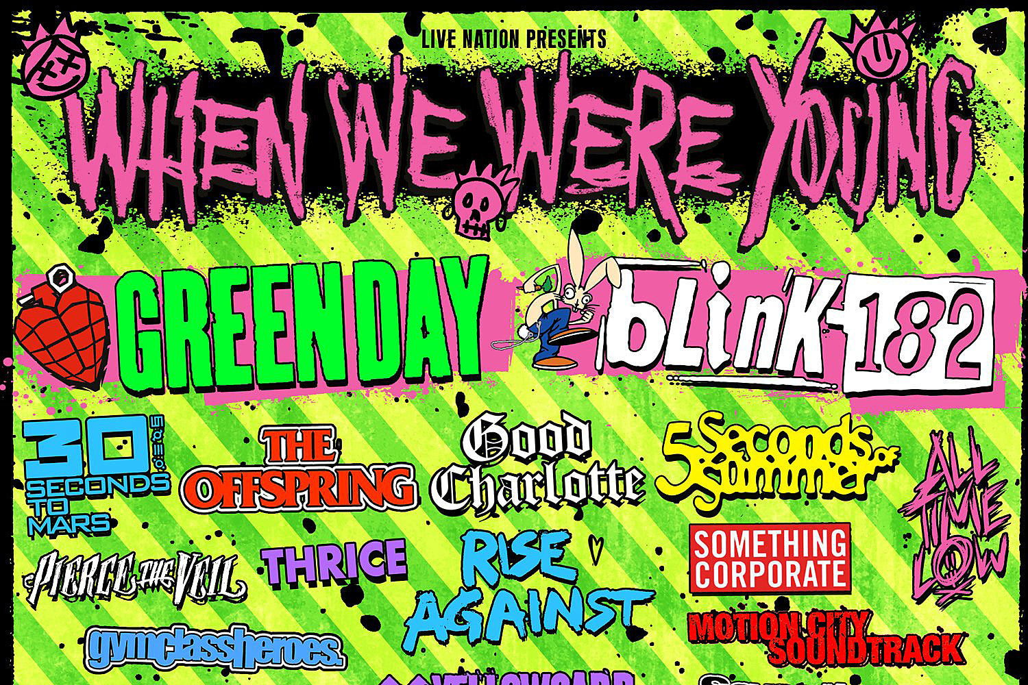 When We Were Young 2023 lineup (blink-182, Green Day, New Found Glory, The Offspring & more)