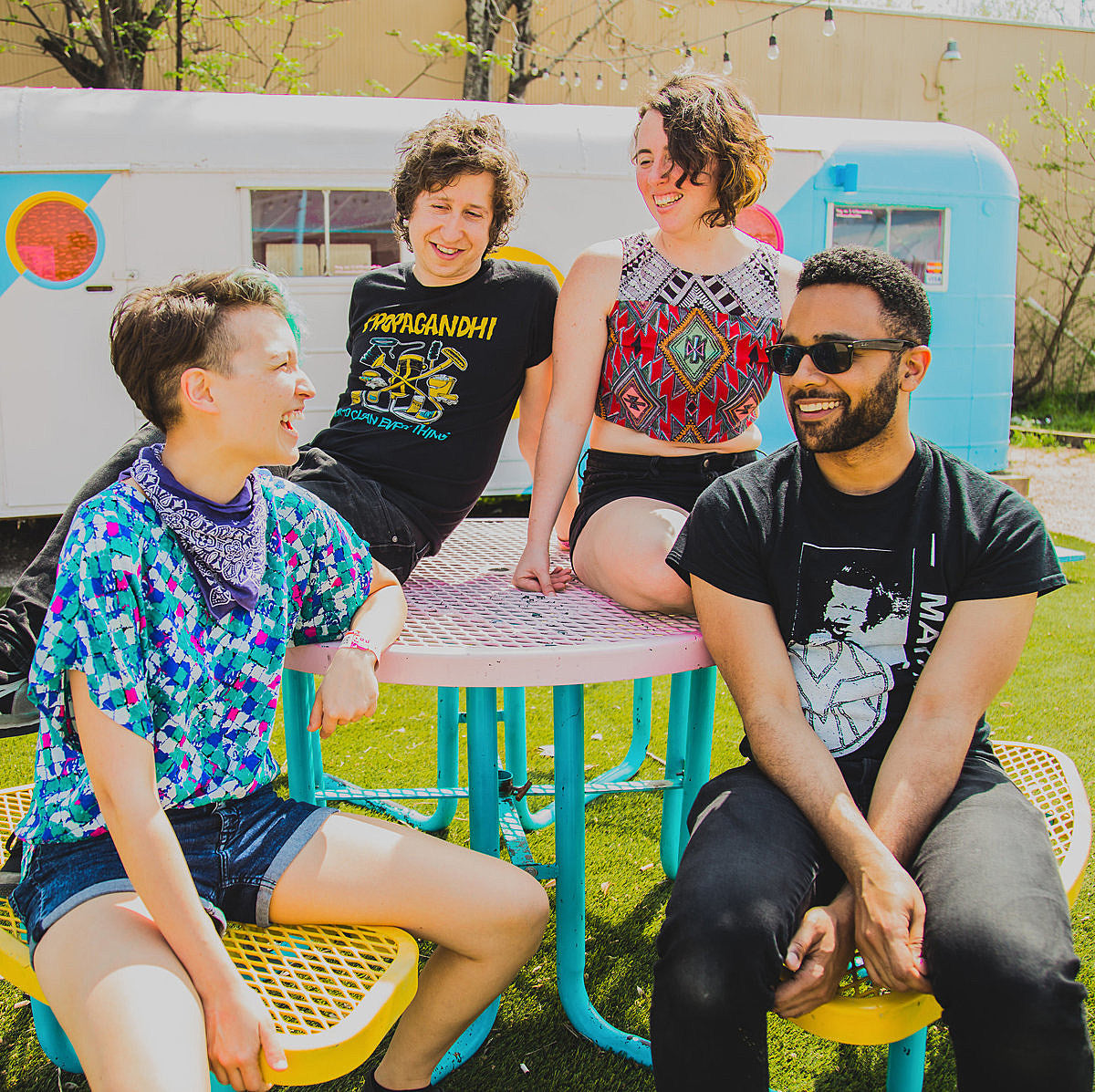 Bad Moves made a video for “Wishing,” touring with The Beths