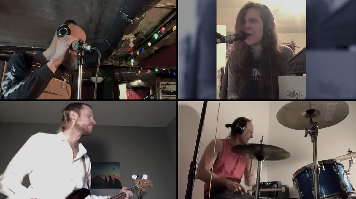 watch Baroness play “as live as possible” with each member in isolation