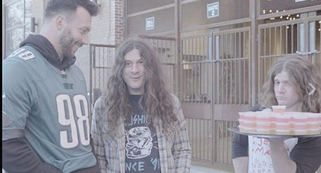 Kurt Vile playing made a commercial w/ a Philadelphia Eagle, starring in IFC special
