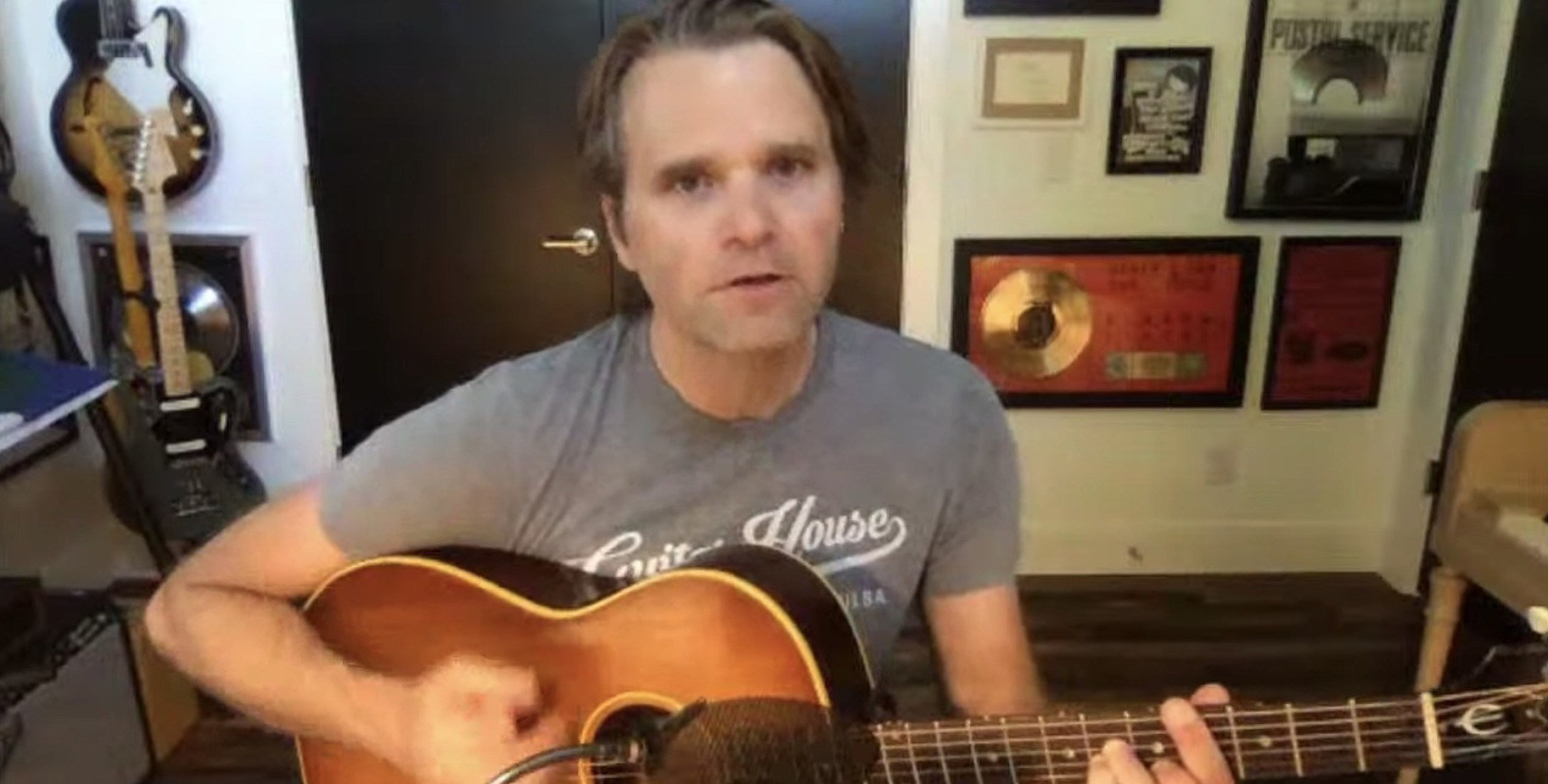 watch Ben Gibbard cover Bjork’s “All Is Full of Love”