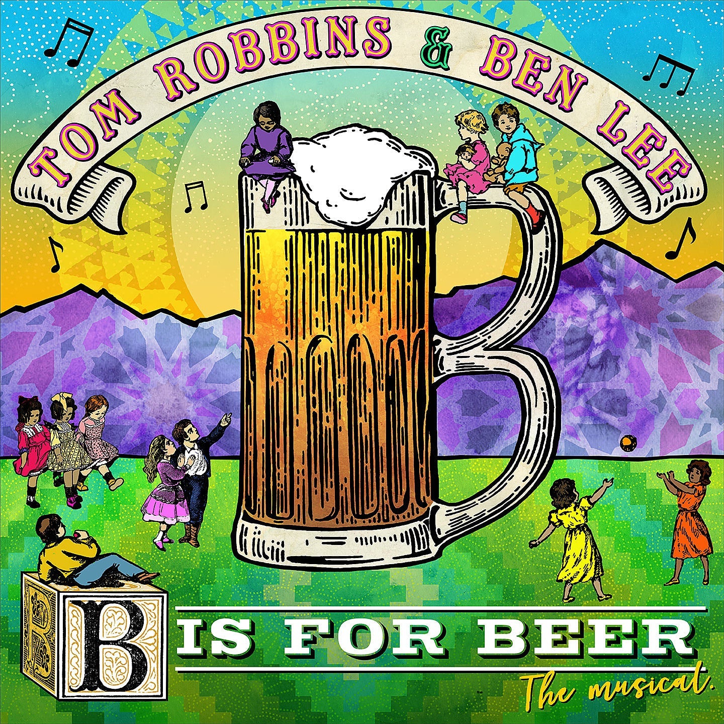Ben Lee & author Tom Robbins collaborating on “B is For Beer” musical