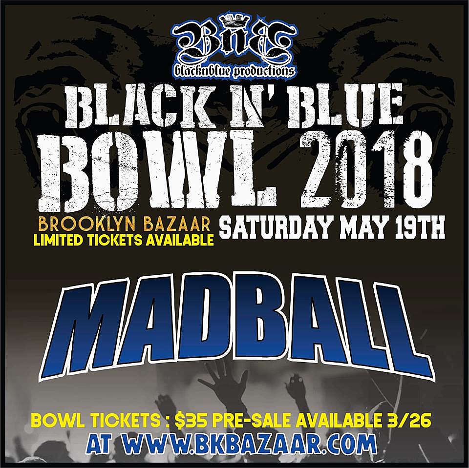 Black N’ Blue Bowl 2018 lineup (Madball, Agnostic Front, Judge, Incendiary, more)