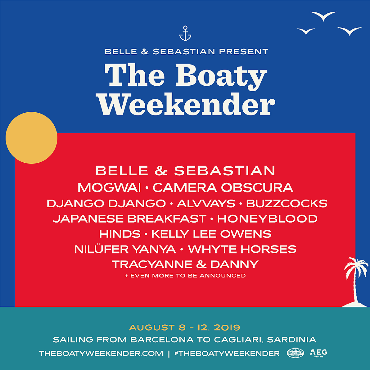 Belle & Sebastian announce “Boaty Weekender” lineup