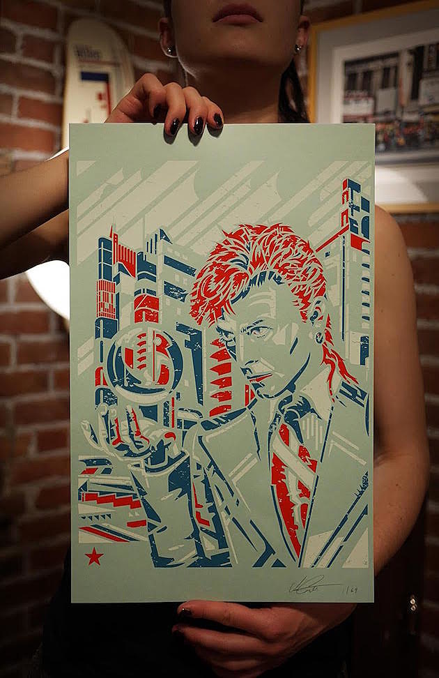 David Bowie tribute poster to help fight children’s cancer