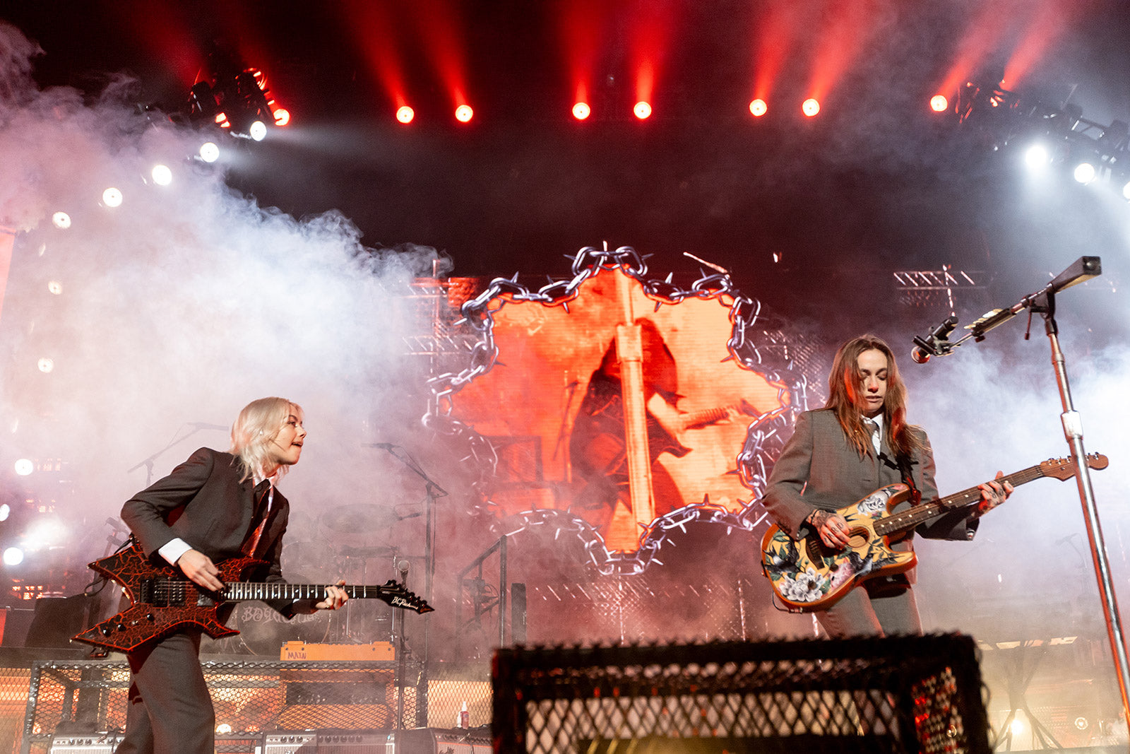 Watch Dave Grohl join boygenius on drums for “Satanist” on Halloween
