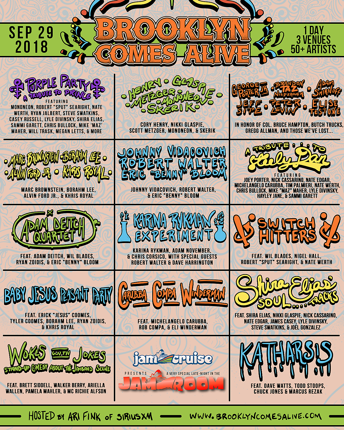 Brooklyn Comes Alive 2018 lineup
