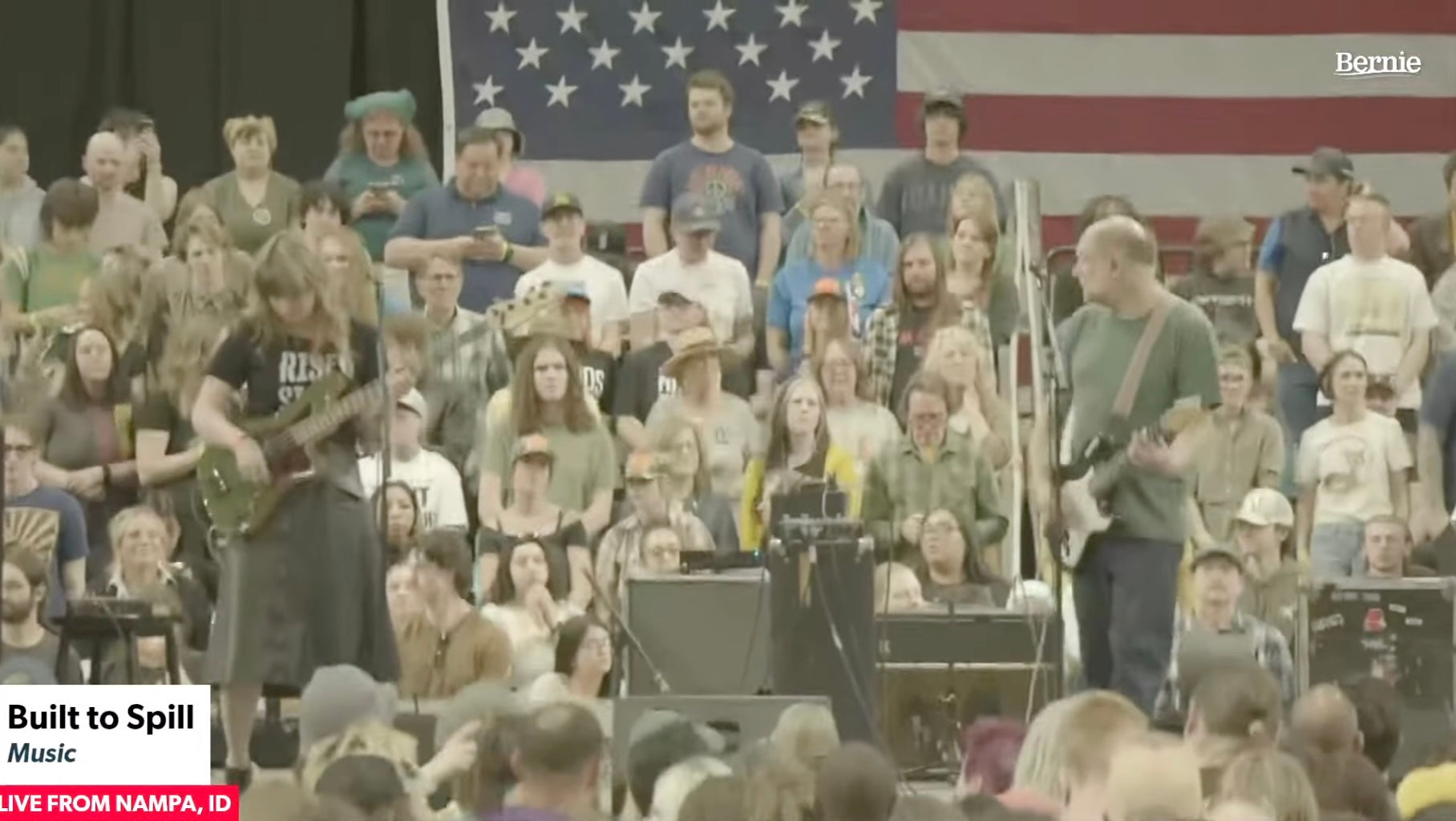 Watch Built to Spill play Bernie Sanders’ ‘Fighting Oligarchy’ rally in Boise