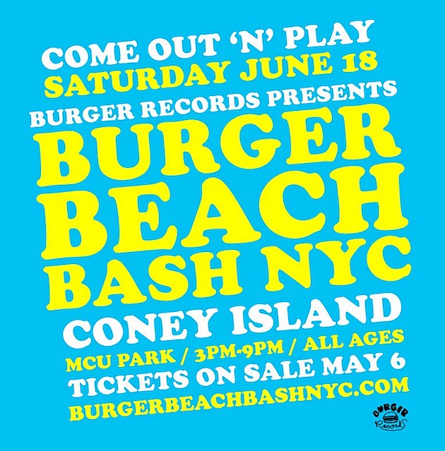 Burger Beach Bash happening in Coney Island same day as 2016 Mermaid Parade