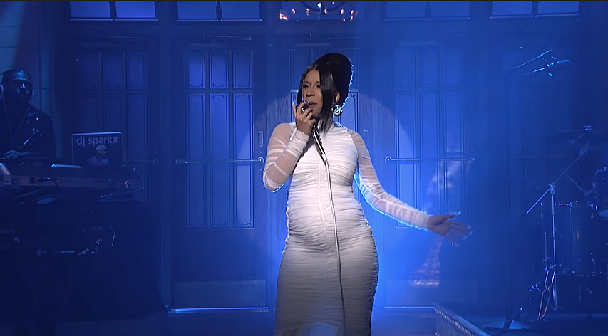 Cardi B played ‘SNL’ where she revealed she’s pregnant (watch)
