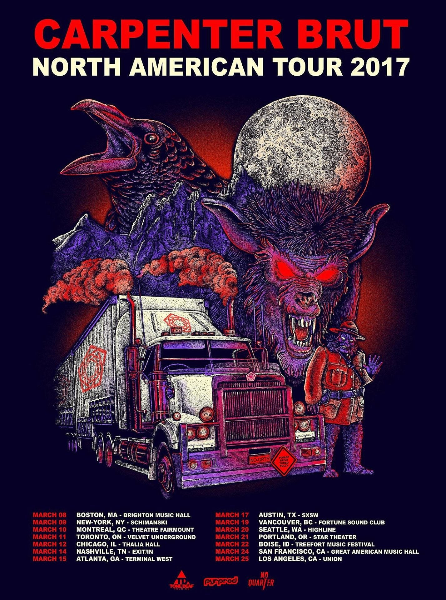 French sythwave act Carpenter Brut touring North America in 2017