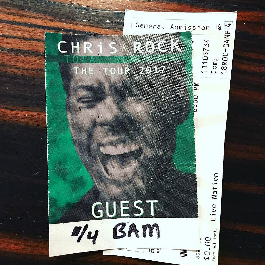 Chris Rock taped a Netflix special at BAM & dropped in at Comedy Cellar