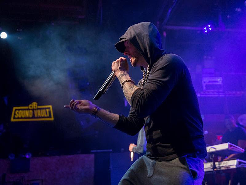 Eminem, Childish Gambino & more played Irving Plaza before the Grammys (pics, video)