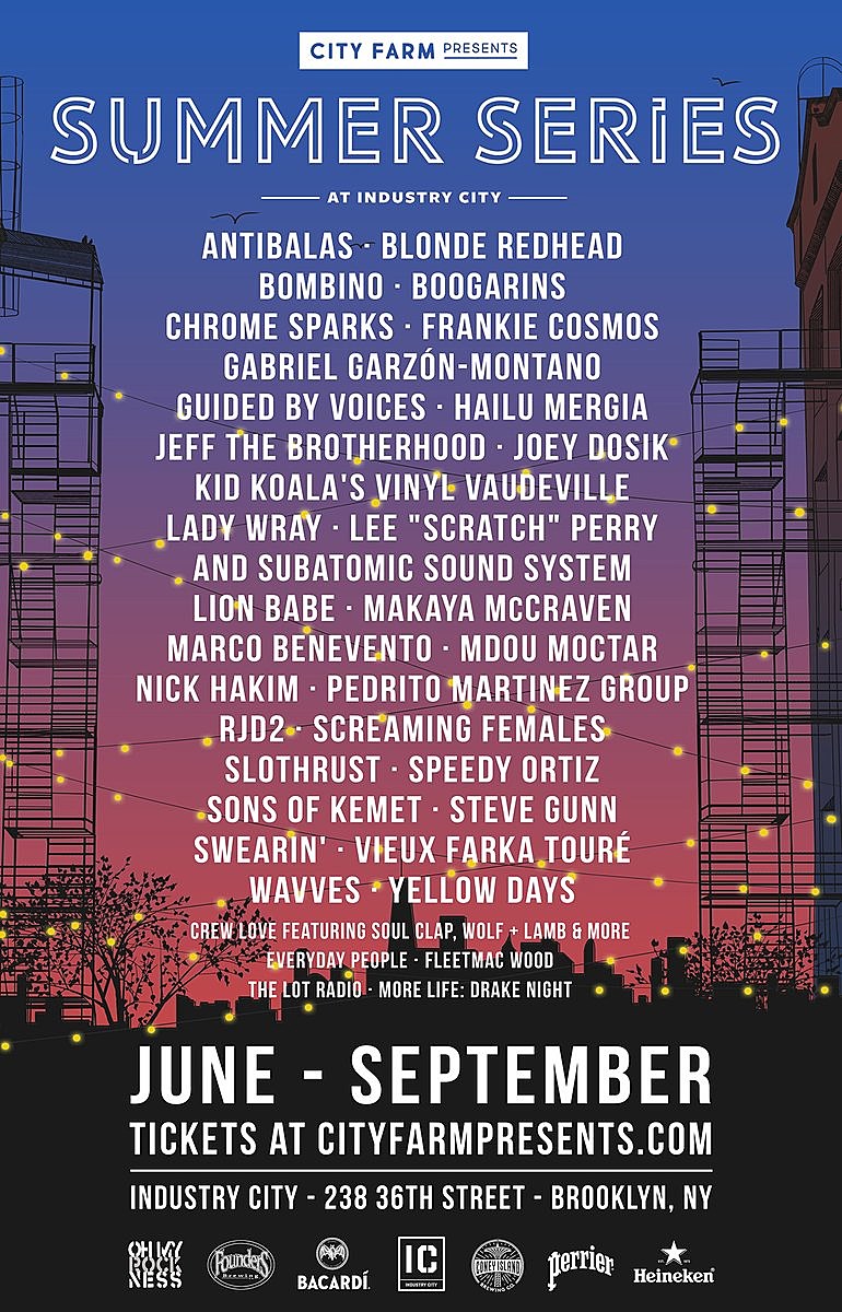 Summer Series @ Industry City 2019: GbV, WAVVES, Blonde Redhead, more