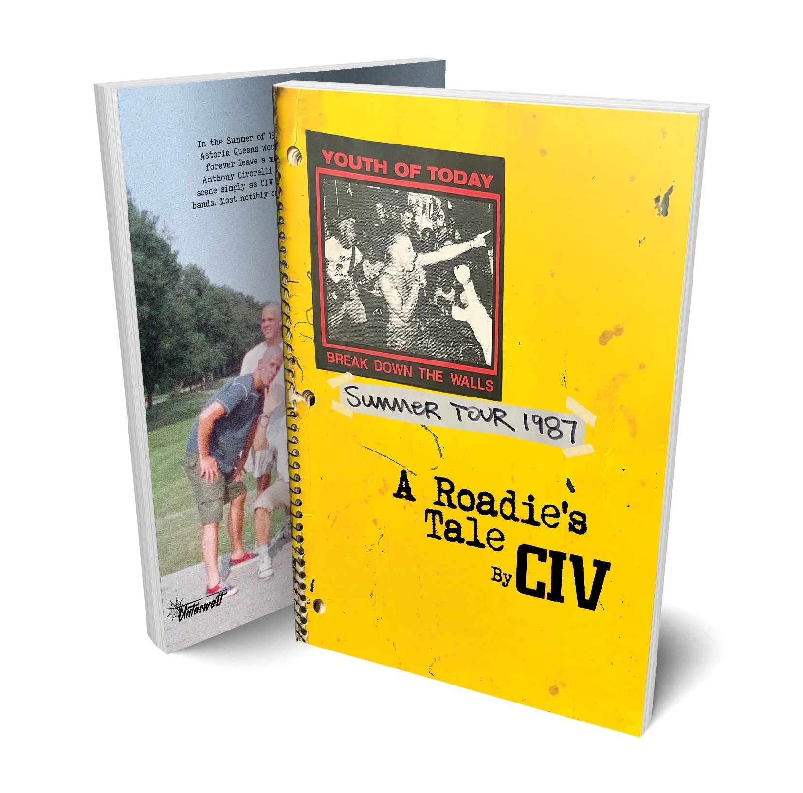 CIV wrote a book about roadying for Youth of Today; Porcell launches new band