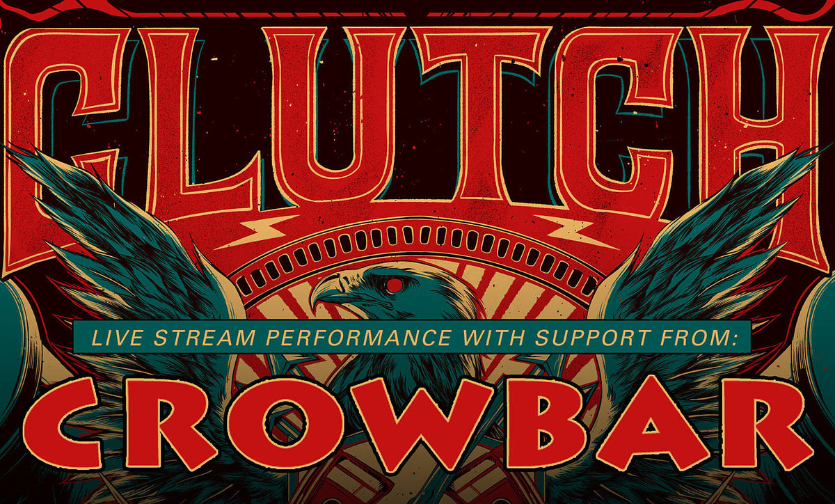 Clutch performing virtual concert with Crowbar & more this month
