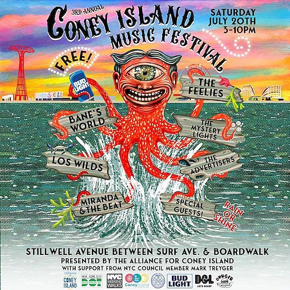 2019 Coney Island Music Festival initial lineup: The Feelies, Mystery Lights, more
