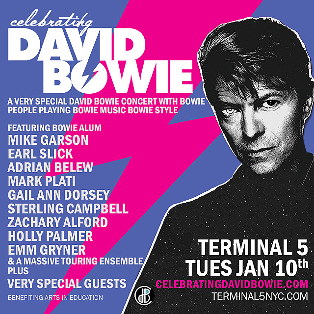 David Bowie band members playing NYC tribute on 1-year anniversary of his death