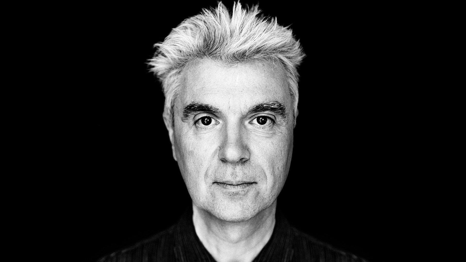 David Byrne speaking at Good Room, then Brooklyn Museum