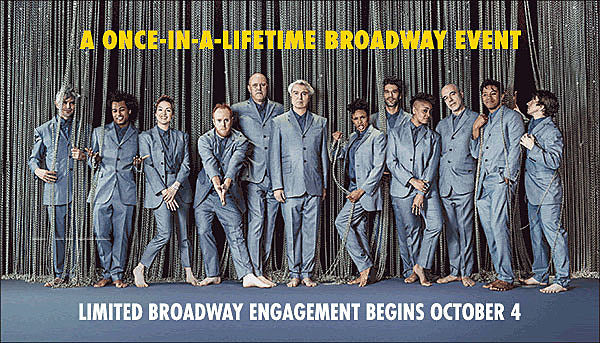 ‘David Byrne’s American Utopia’ coming to Broadway in October (tickets on sale)