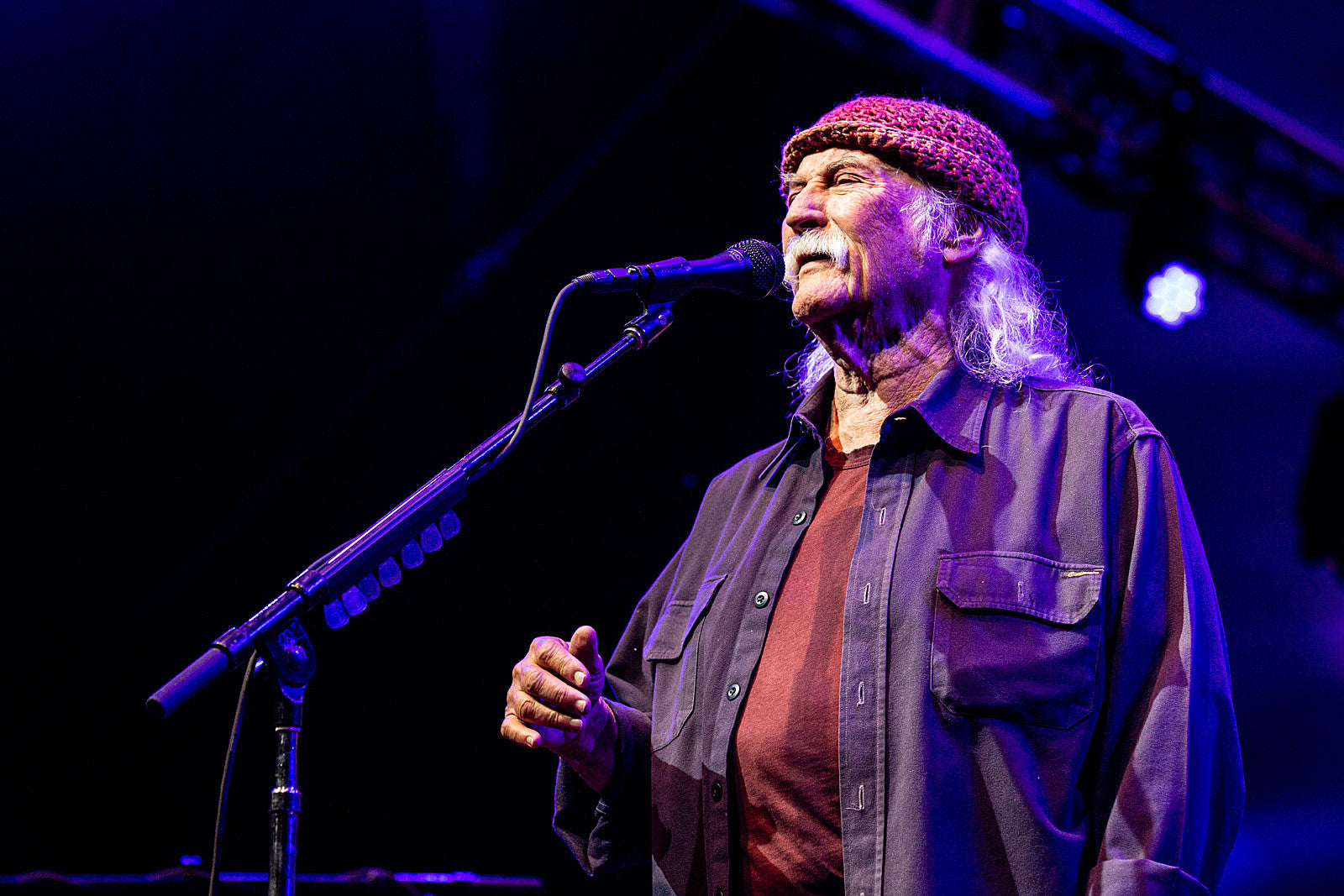 David Crosby died in his sleep after contracting Covid, Graham Nash says.