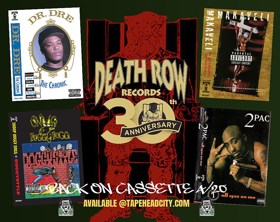 Death Row classics from Dr. Dre, Snoop Dogg & 2Pac get first cassette reissues since the ’90s