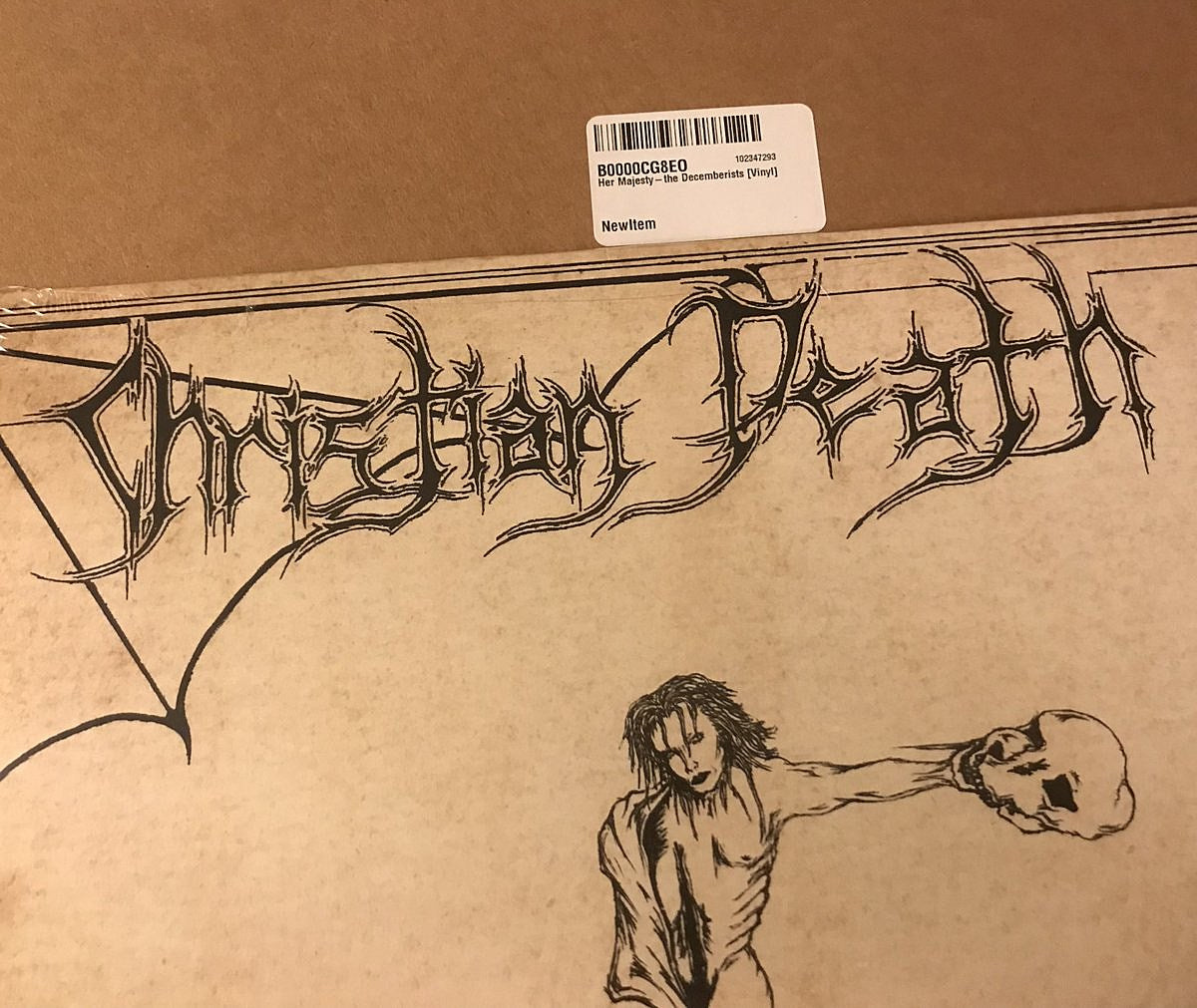 Colin Meloy to fan who ordered a Decemberists LP but mistakenly got a Christian Death LP: “DO NOT RETURN”