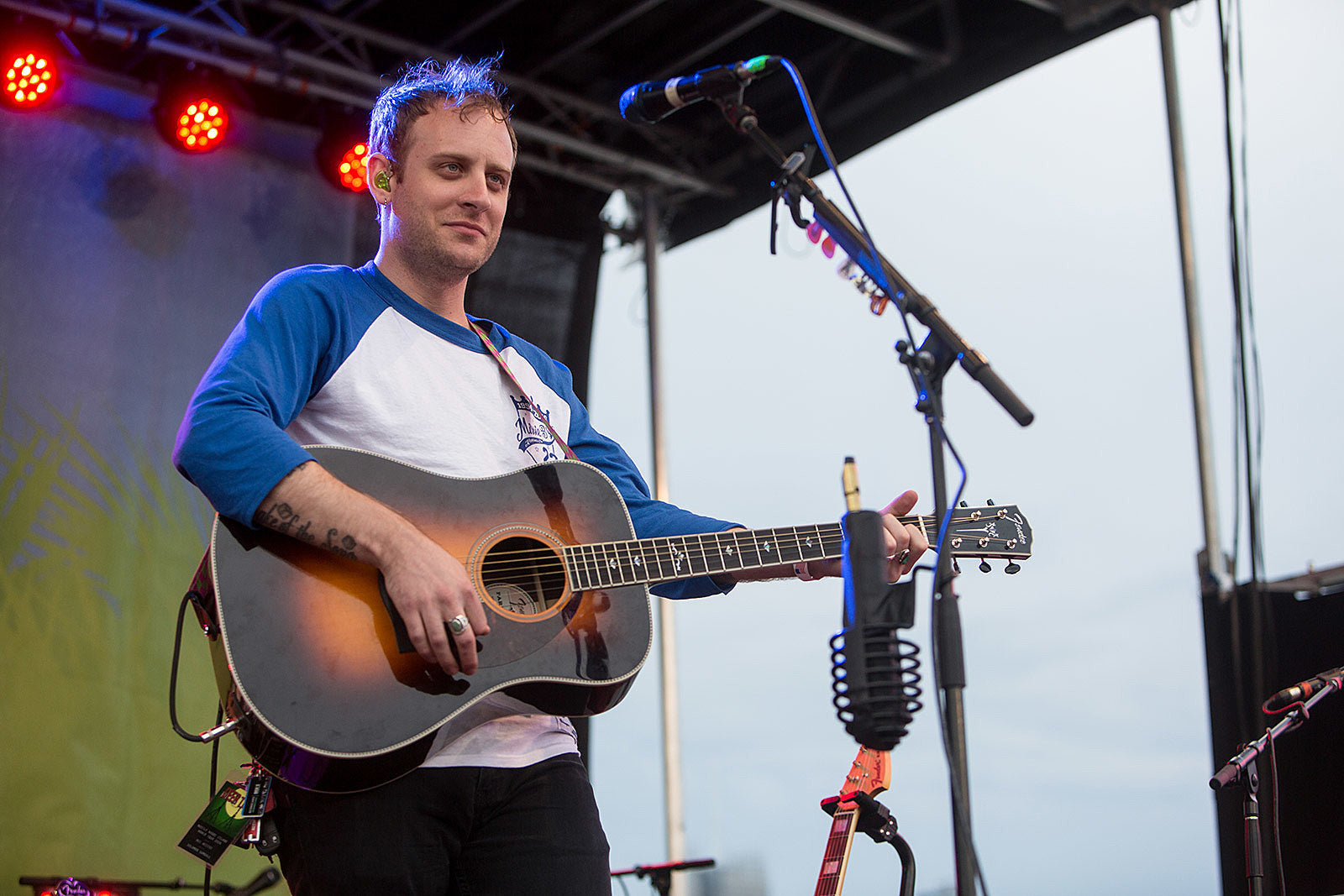 Deer Tick touring, playing both acoustic & electric sets