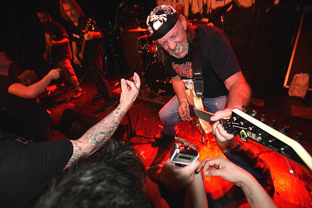 Demolition Hammer played 2 Saint Vitus shows (pics of night 1 with Malignancy & Demized)