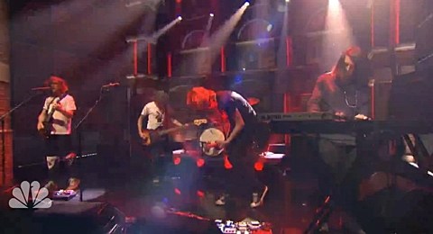 watch Desaparecidos play “City on the Hill” on ‘Late Night with Seth Meyers’