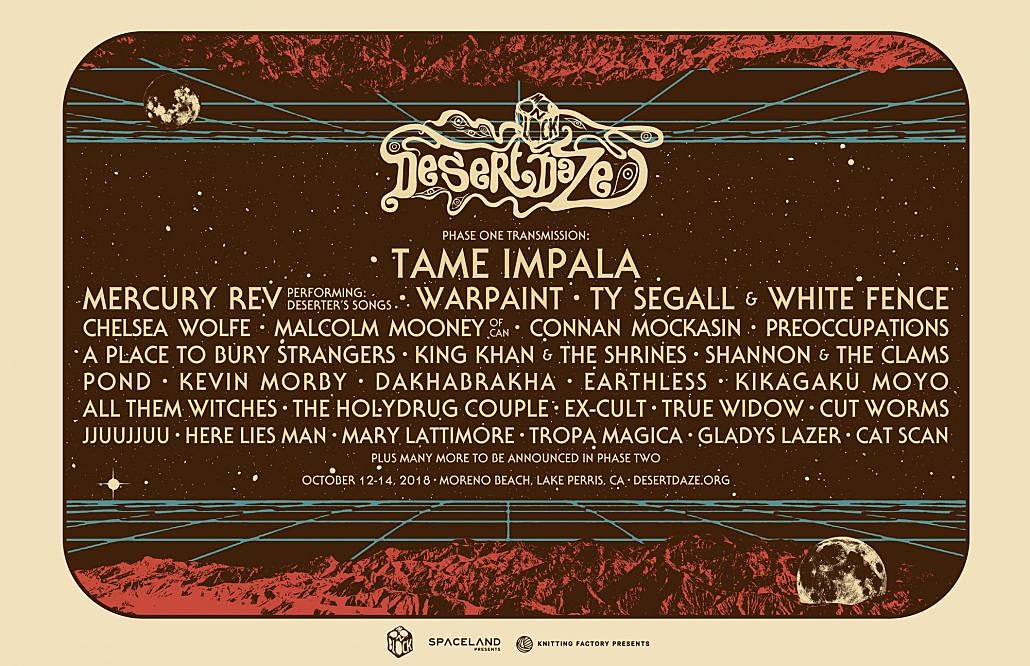 Desert Daze 2018 lineup: Tame Impala, Warpaint, Ty Segall & more