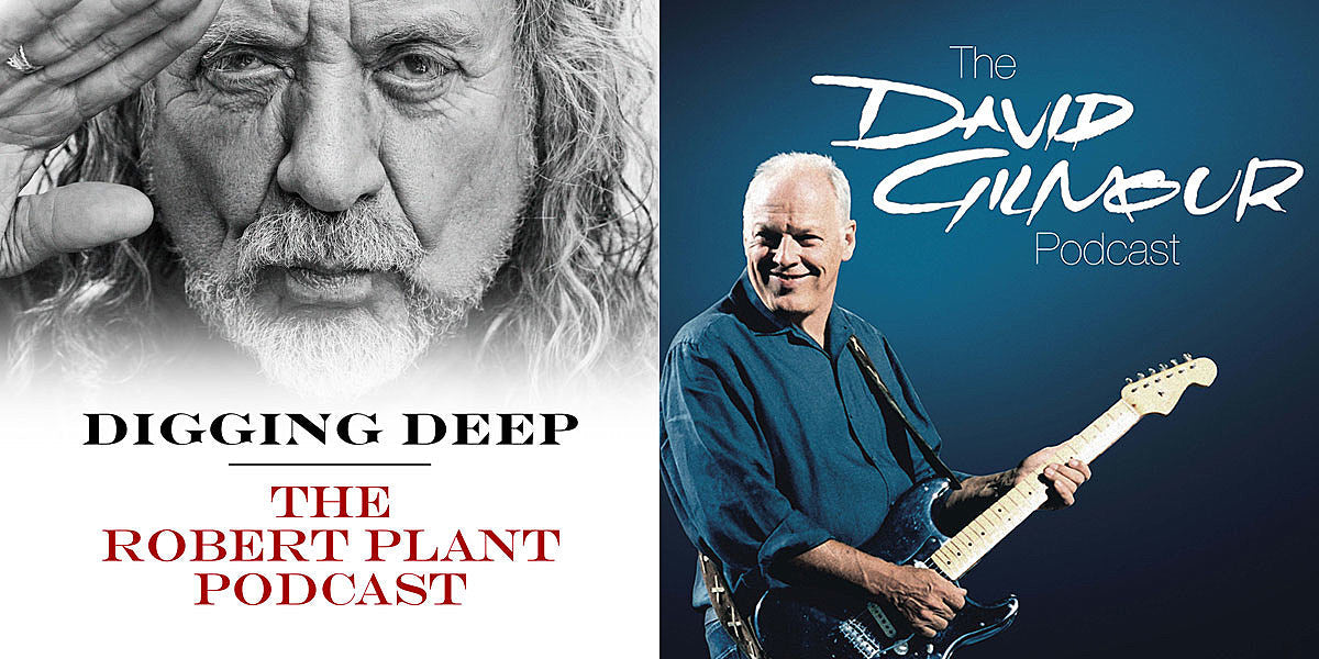 Robert Plant, David Gilmour launching podcasts