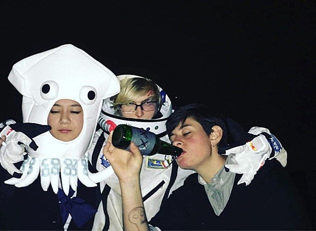 Dog Island is a new band featuring Michelle Zauner of Little Big League & Alanna Nuala Higgins of Moon