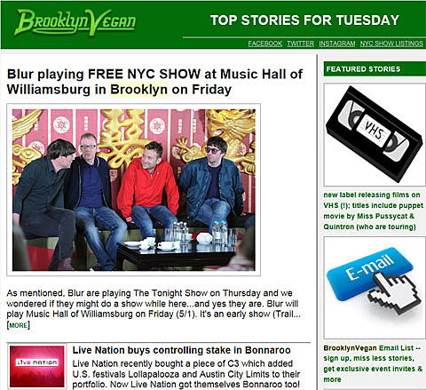 tops stories & event invites in your inbox — join the BrooklynVegan email list