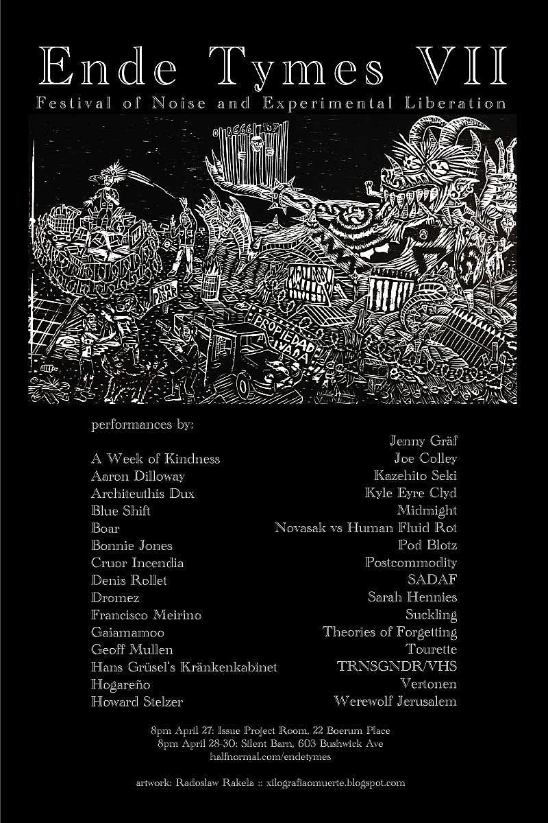 Ende Tymes Fest VII lineup